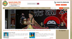 Desktop Screenshot of nachbaliyesangeet.com